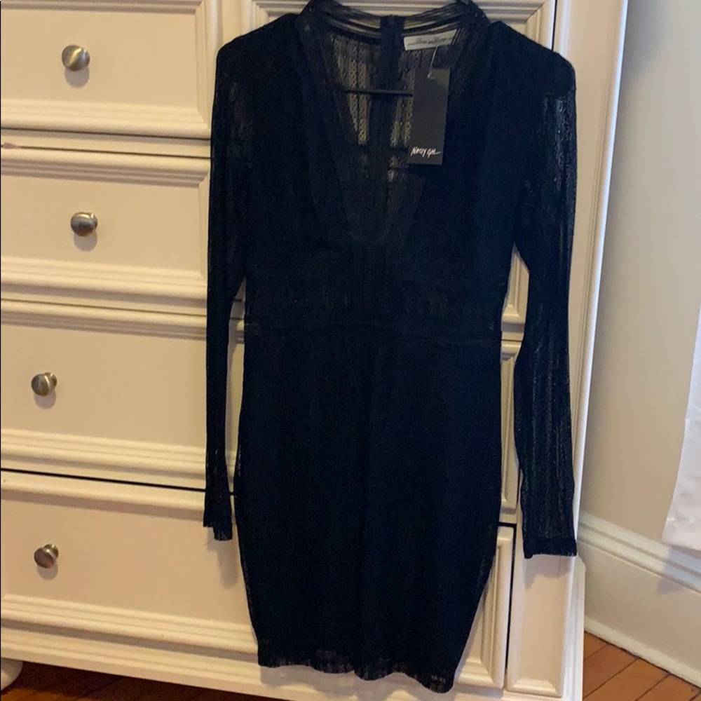 Lucy Wang black dress